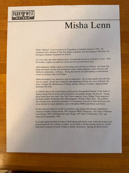 Misha Lenn – “Commonwealth in Bloom” (2002)