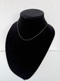 Sterling Silver 925 Twisted Rope Chain Necklace