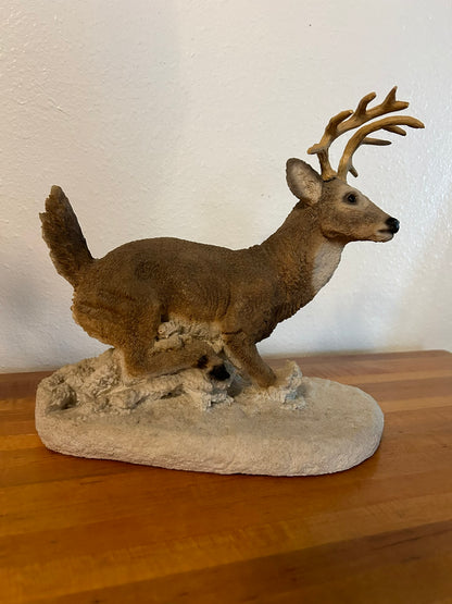 Resin Deer Figurine – “Animals of the World” Collection