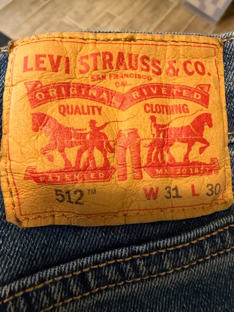 Levi's 512 Slim Taper Jeans Men's 31x30 Medium Wash Denim MWL201