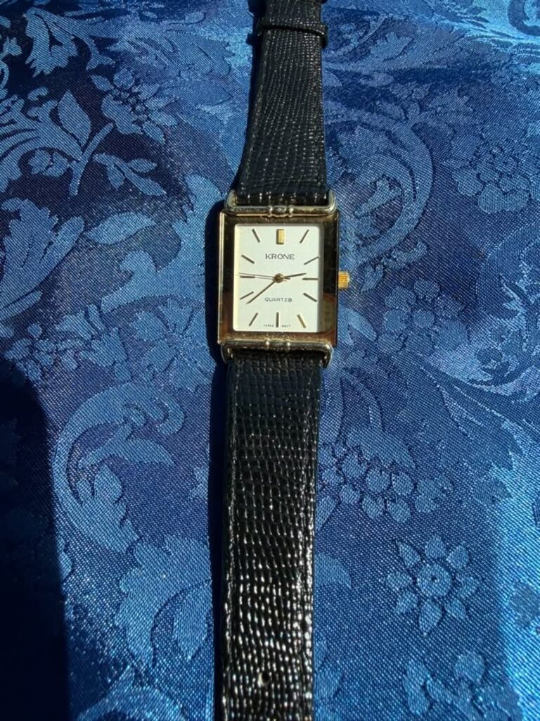 Vintage Krone Quartz Tank Dress Watch (CCC066)
