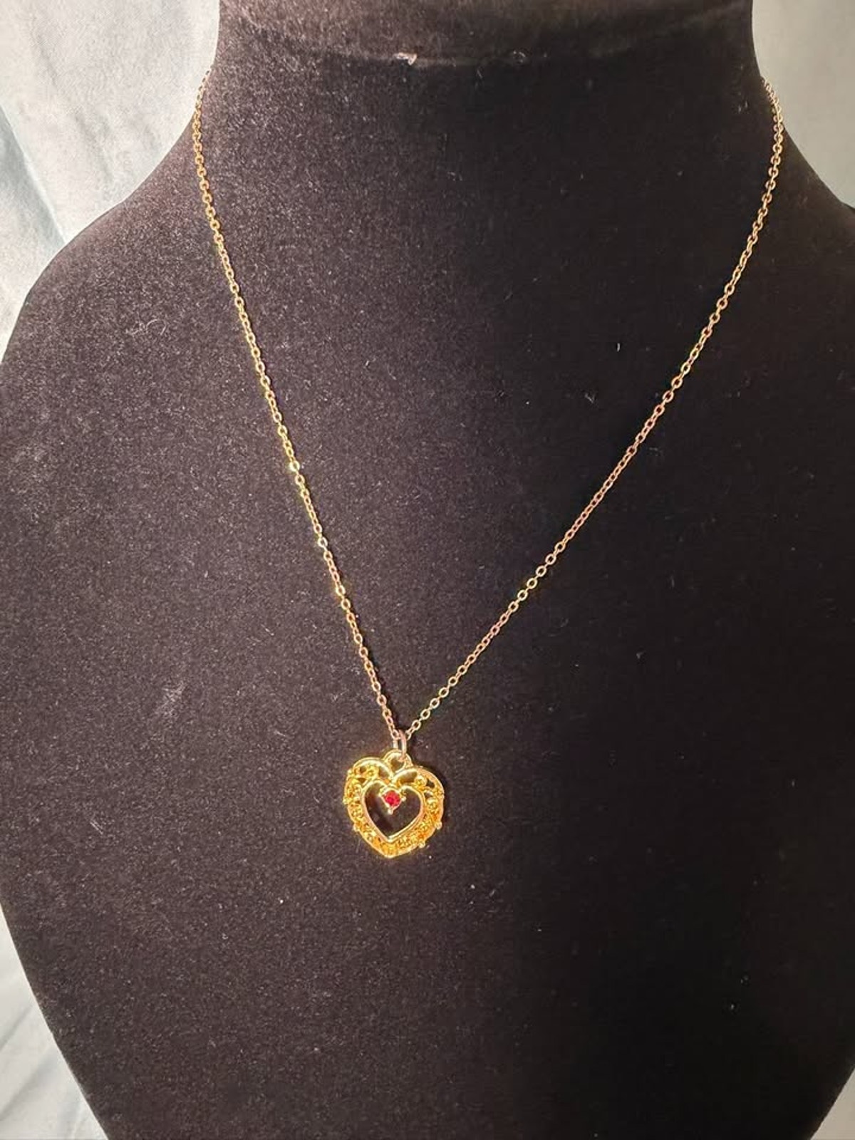 Romantic Heart Pendant Necklace (MWL016)