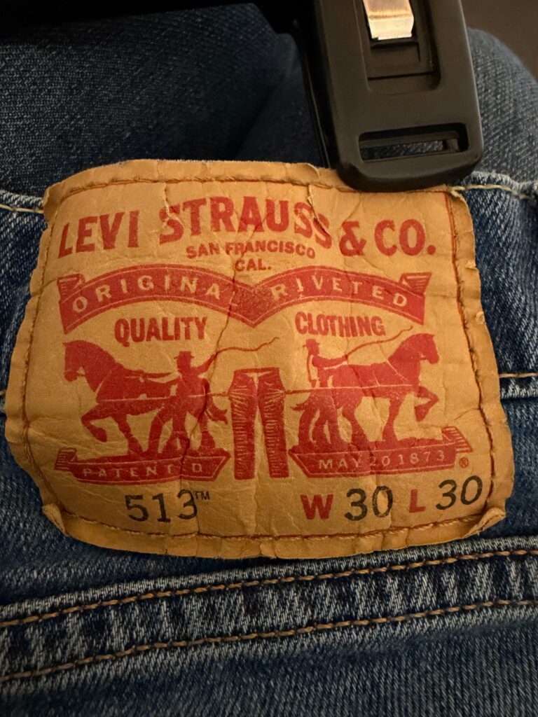 Levi's 513 Slim Straight Jeans Men's 30x30 Light Wash Denim MWL200