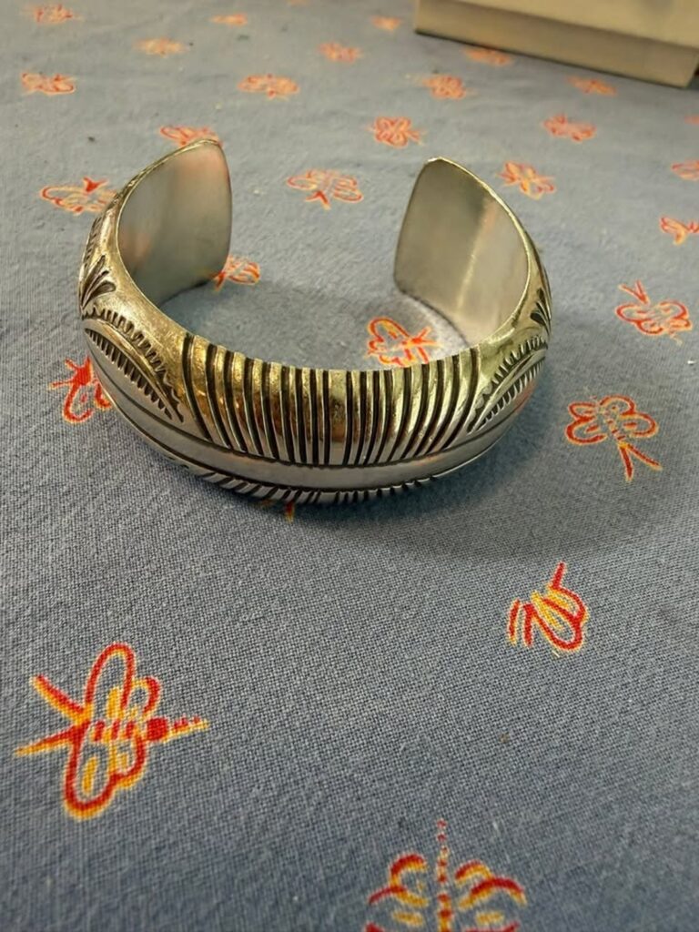 BigHand Sterling Silver Wide Cuff Bracelet (CCC032)
