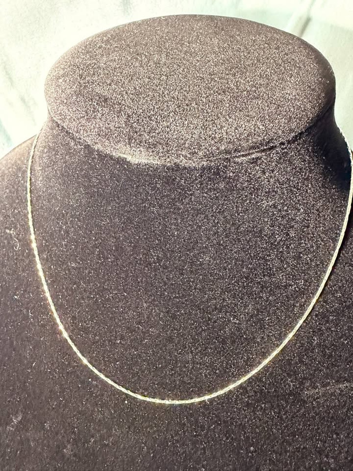 Sterling Silver 925 Necklace - 16" Twisted Chain (MWL032)