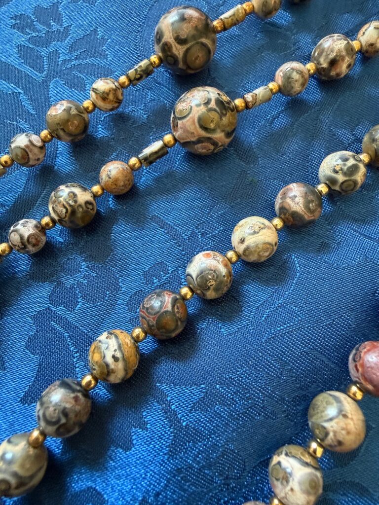 Handmade Jasper Necklace & Earring Set (2 Necklaces + Matching Earrings) MRL004